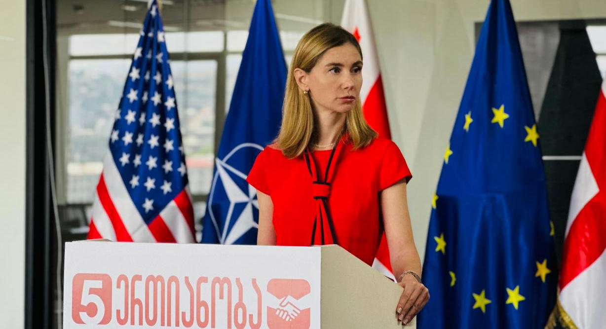 Tina Bokuchava: Due to Bidzina Ivanishvili's isolationist policy, the issue of Georgia's NATO membership has been withdrawn, and EU membership has also been frozen - the only solution is a united victory in the elections
