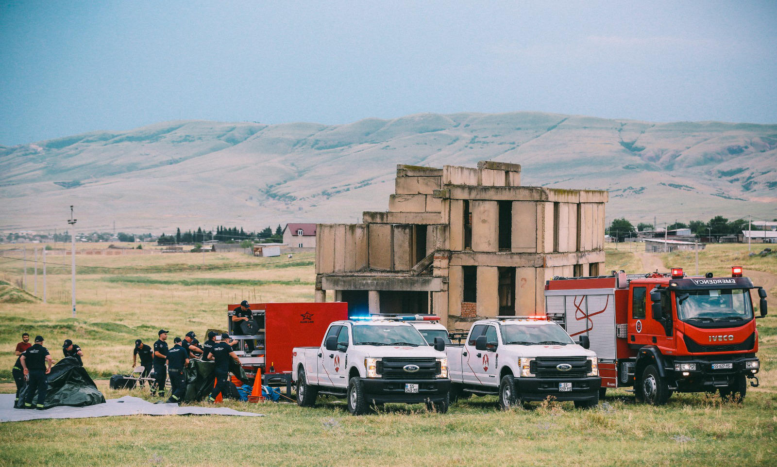 შსს - ქიმიურ, ბიოლოგიურ, რადიაციულ და ბირთვულ ინციდენტებზე რეაგირების საკითხებზე მასშტაბური უწყებათაშორისი სწავლება გაიმართა