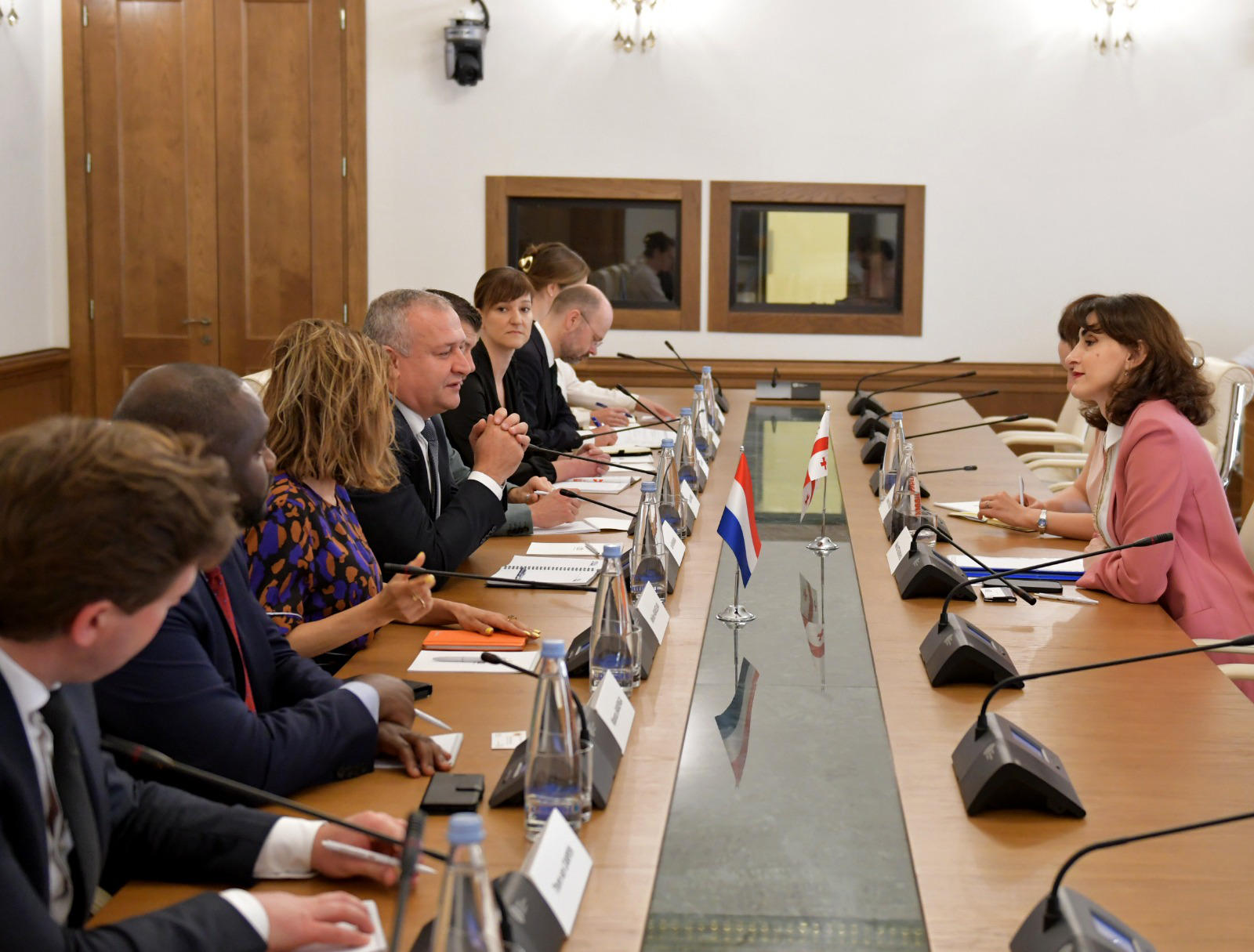 მაკა ბოჭორიშვილი ნიდერლანდების სამეფოს პარლამენტის წარმომადგენელთა პალატის საგარეო საქმეთა კომიტეტის დელეგაციას შეხვდა