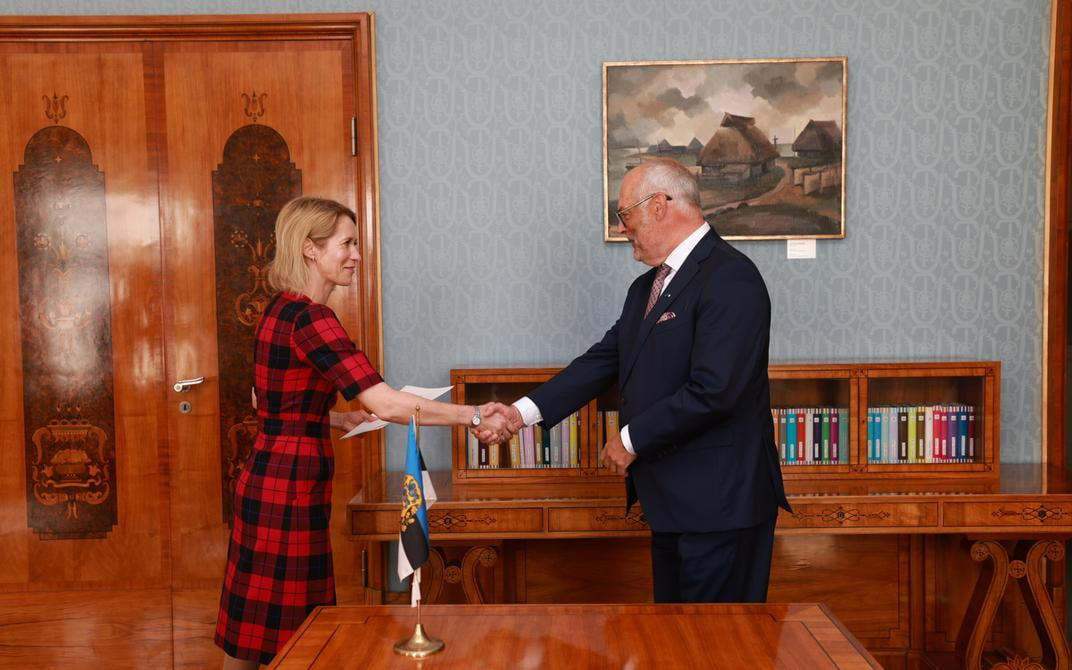 მედია - კაია კალასმა პრეზიდენტს ესტონეთის პრემიერ-მინისტრის თანამდებობიდან გადადგომის თხოვნით მიმართა