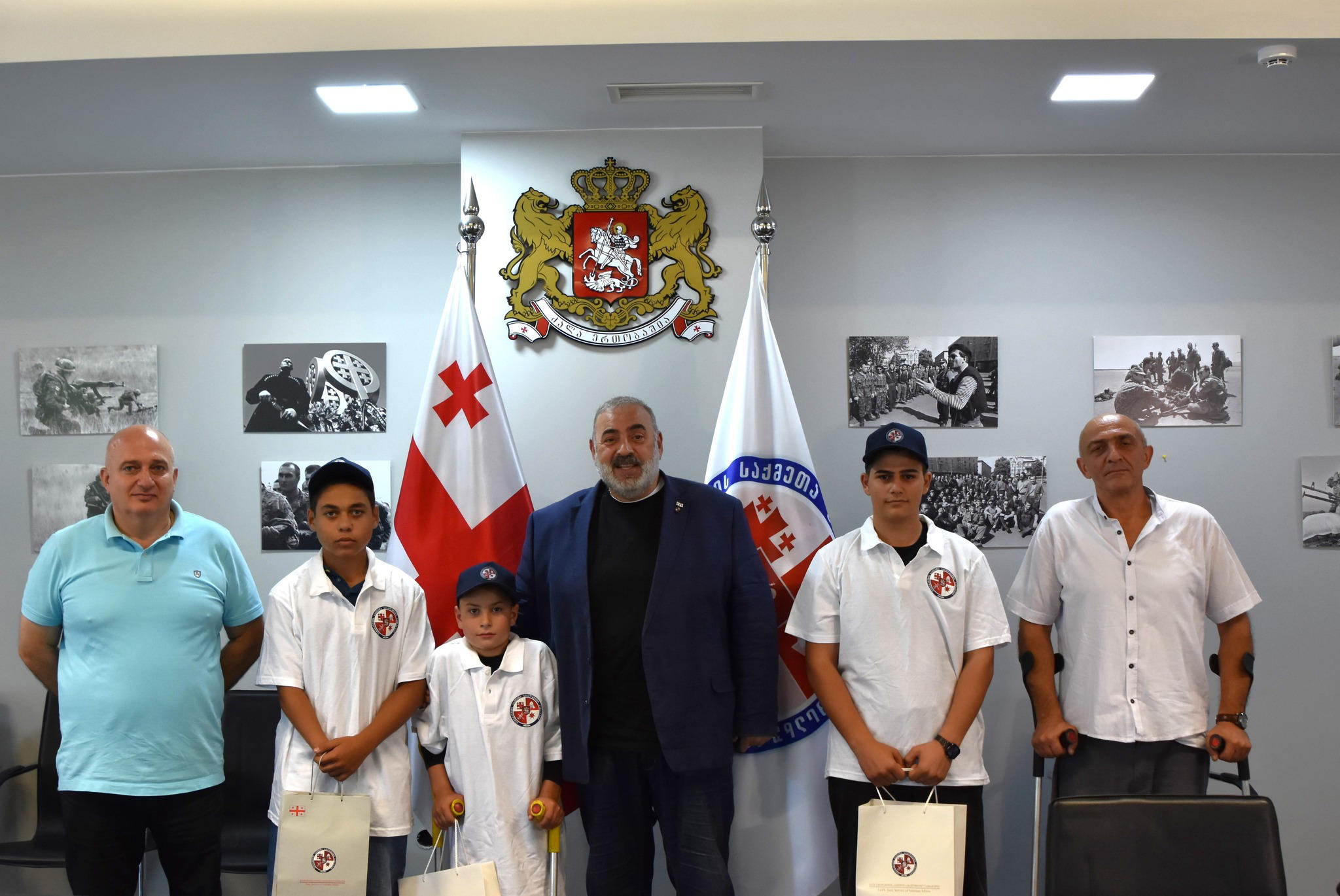 კობა კობალაძემ ამპუტანტ ბავშვთა საფეხბურთო გუნდის წევრებს უმასპინძლა და მათ ბელგიაში გამართულ შეკრებაზე წარმატებები უსურვა