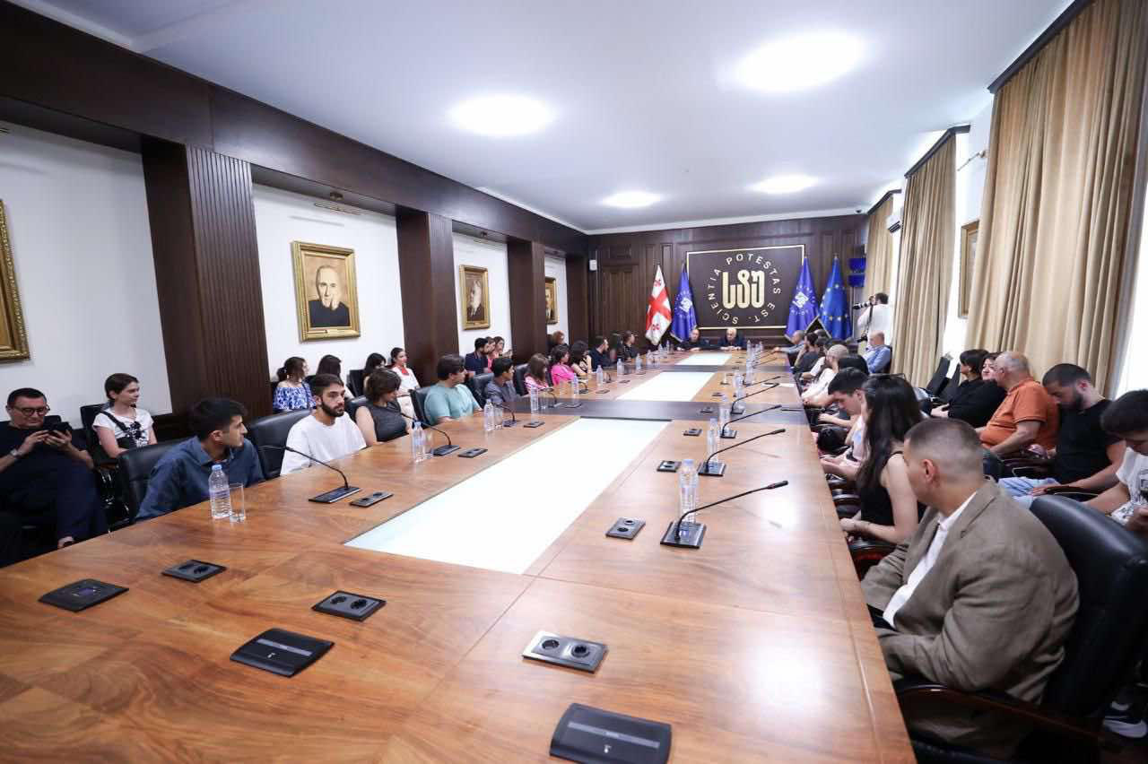 გივი მიქანაძე საქართველოს ტექნიკური უნივერსიტეტის სტუდენტებს შეხვდა