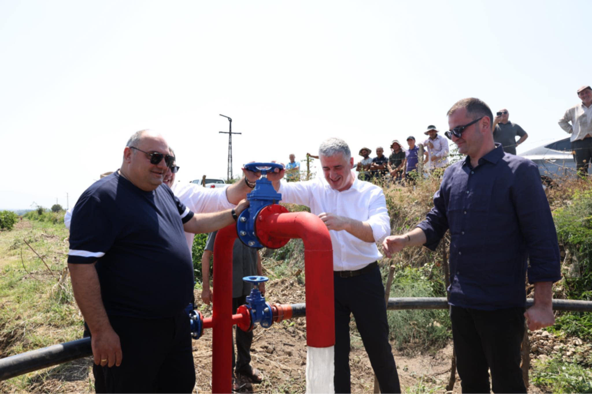 დედოფლისწყაროში სარწყავი სისტემის რეაბილიტაციის შედეგად, დამატებით, 500 ჰექტრამდე სასოფლო-სამეურნეო მიწის ფართობი მოირწყვება