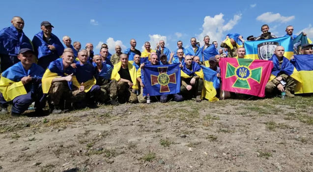 რუსეთის ტყვეობიდან 95 უკრაინელი გაათავისუფლეს