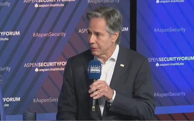 ენტონი ბლინკენი - ირანს ბირთვული იარაღისთვის გახლეჩის უნარის მქონე მასალის წარმოებამდე, ალბათ, ერთი ან ორი კვირა დარჩა