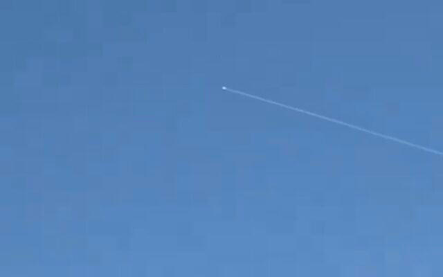 ისრაელმა „ჰუსიტების“ მიერ მისი ტერიტორიისკენ გაშვებული ბალისტიკური რაკეტა მოიგერია