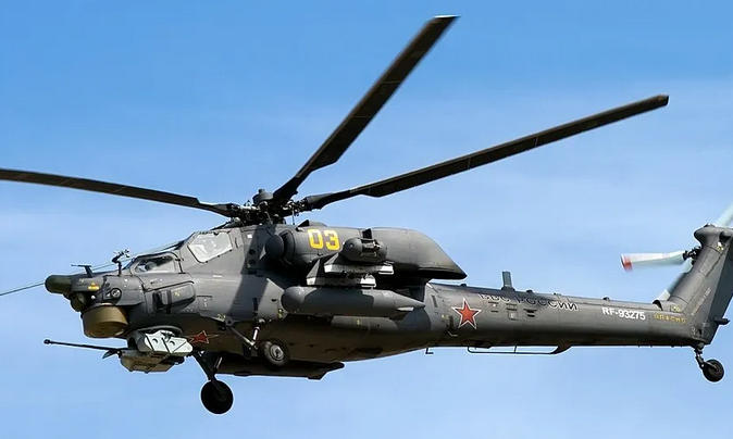 რუსეთში, კალუგის ოლქში „მი-28“ ტიპის ვერტმფრენი ჩამოვარდა