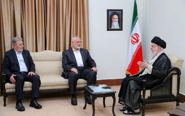 „ჰამასისა“ და „ისლამური ჯიჰადის“ ლიდერები ირანში აიათოლა ალი ხამენეის შეხვდნენ