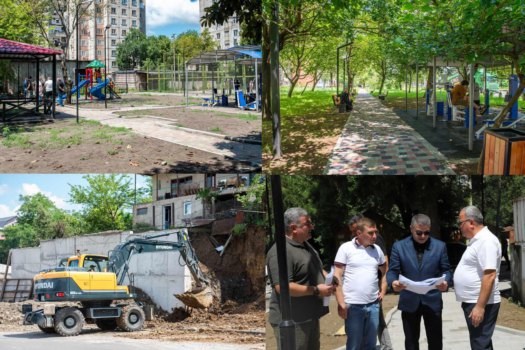 ქუთაისის მერია - ქუთაისში ერთდროულად რამდენიმე ინფრასტრუქტურული პროექტი ხორციელდება