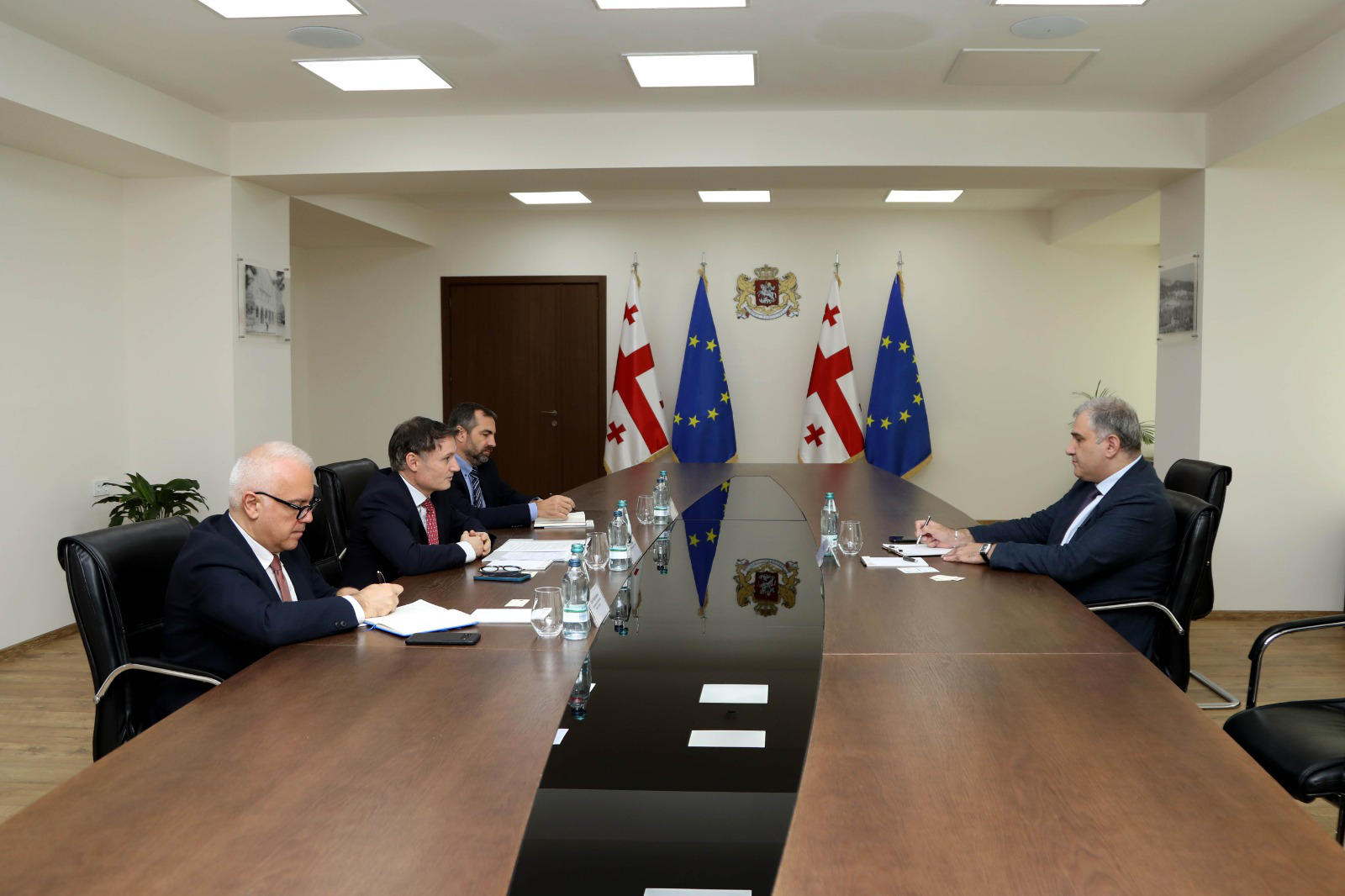 მიხეილ სარჯველაძე გაეროს მუდმივ კოორდინატორს საქართველოში, დიდიე ტღებიუკს შეხვდა