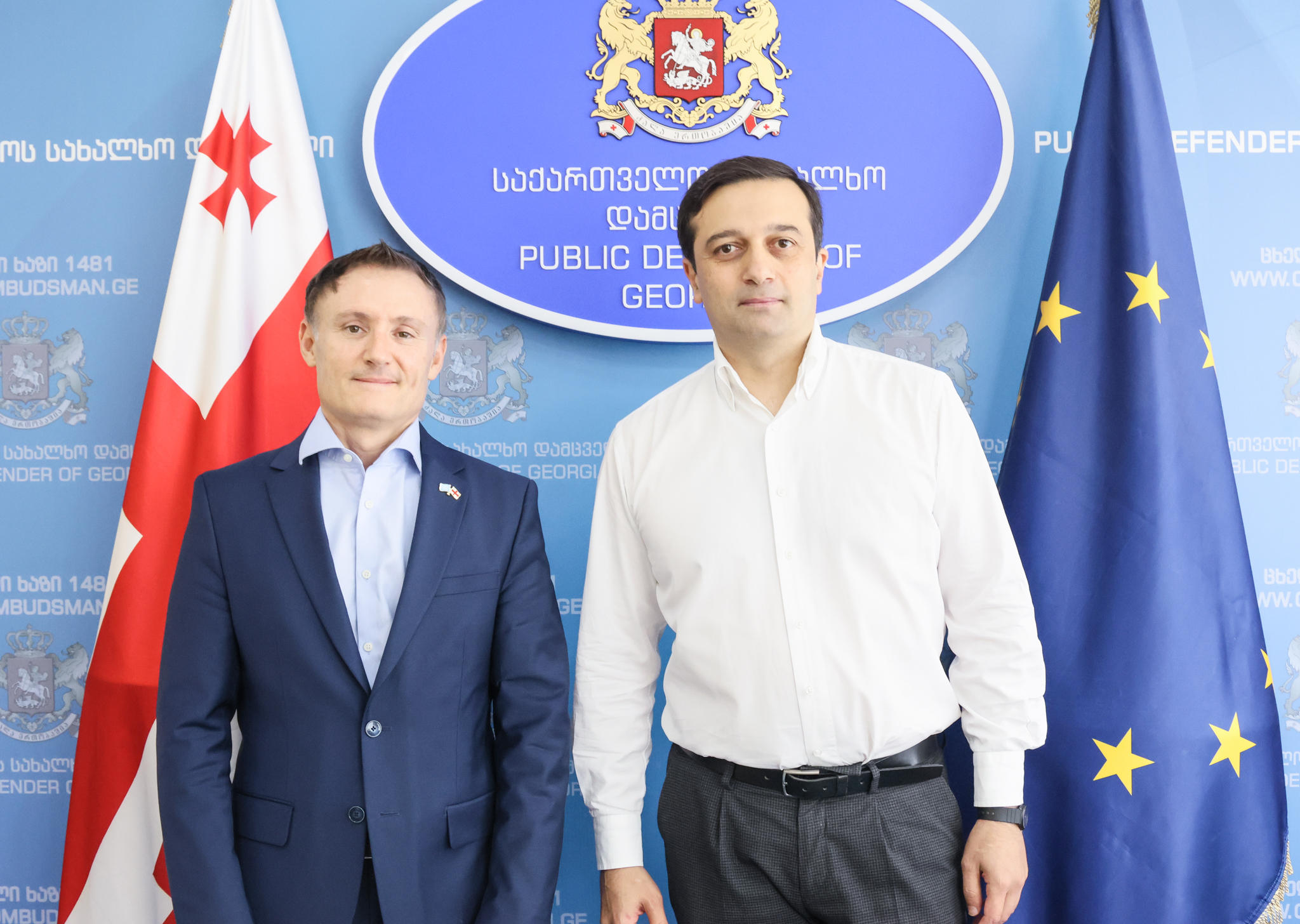 საქართველოს სახალხო დამცველი გაერო-ს მუდმივ კოორდინატორს საქართველოში დიდიე ტღებიუკს და გაერო-ს ადამიანის უფლებათა უმაღლესი კომისრის ოფისის უფროს მრჩეველს ვლადიმერ შკოლნიკოვს შეხვდა