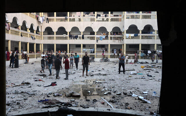 ისრაელის თავდაცვის ძალების განცხადებით, სარაკეტო დარტყმის დროს ღაზაში მდებარე სკოლაში, სულ მცირე, „ჰამასის“ 20 ტერორისტი იმყოფებოდა