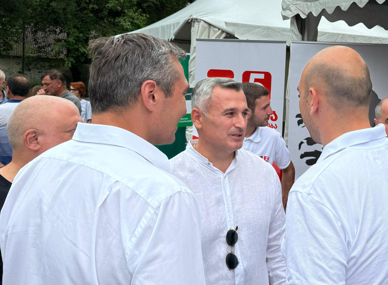 „ერთიანობა - ნაციონალური მოძრაობის“ ლიდერები ქუთაისში არასამთავრობო ორგანიზაცია - EECMD - ის მიერ გამართულ „დემოკრატიის ფესტივალს“ ესწრებიან