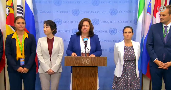 გაერო-ს უშიშროების საბჭოს წევრები - მოვუწოდებთ რუსეთს, დაუყოვნებლივ გაიყვანოს ჯარები საქართველოს ტერიტორიიდან და გააუქმოს საქართველოს რეგიონების - აფხაზეთისა და ცხინვალის ე.წ. დამოუკიდებლობის აღიარება