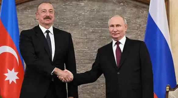 აზერბაიჯანული მედია - ვლადიმერ პუტინმა და ილჰამ ალიევმა აზერბაიჯანსა და რუსეთს შორის ურთიერთობები განიხილეს