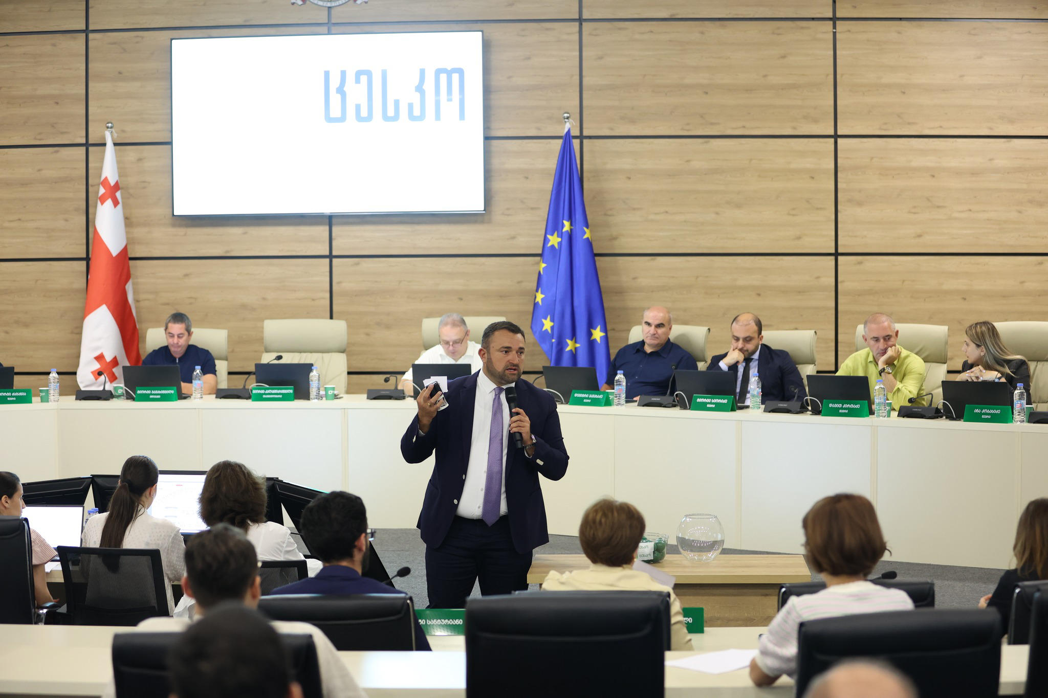 ცესკო-მ 26 ოქტომბრის პარლამენტის არჩევნებისთვის საარჩევნო სუბიექტების რიგითი ნომრები განსაზღვრა