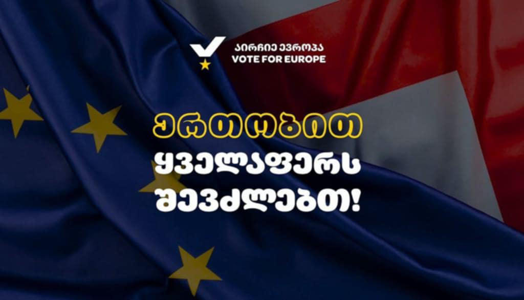 მოძრაობა „აირჩიე ევროპა“ მოსახლეობასთან შეხვედრებს სამეგრელოდან იწყებს