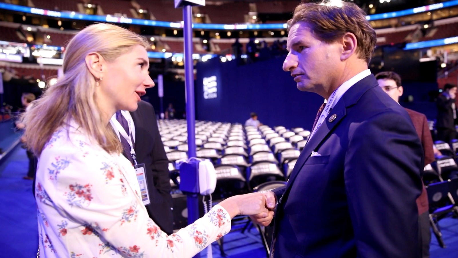 თინა ბოკუჩავა, დემოკრატიული ყრილობის ფარგლებში, კონგრესმენ დინ ფილიფსს შეხვდა