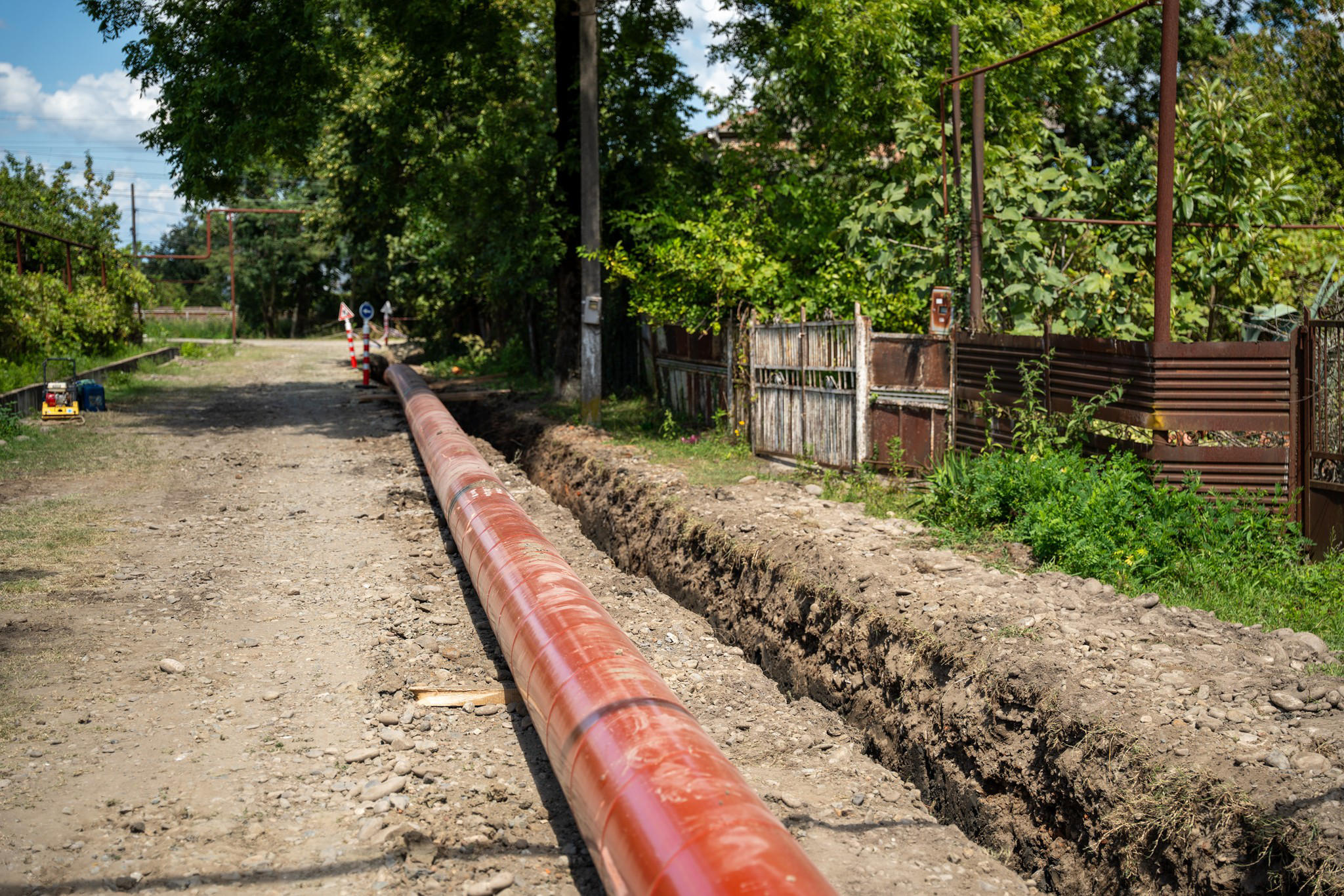 ლანჩხუთში წყალმომარაგების თანამედროვე ინფრასტრუქტურის მშენებლობა მიმდინარეობს