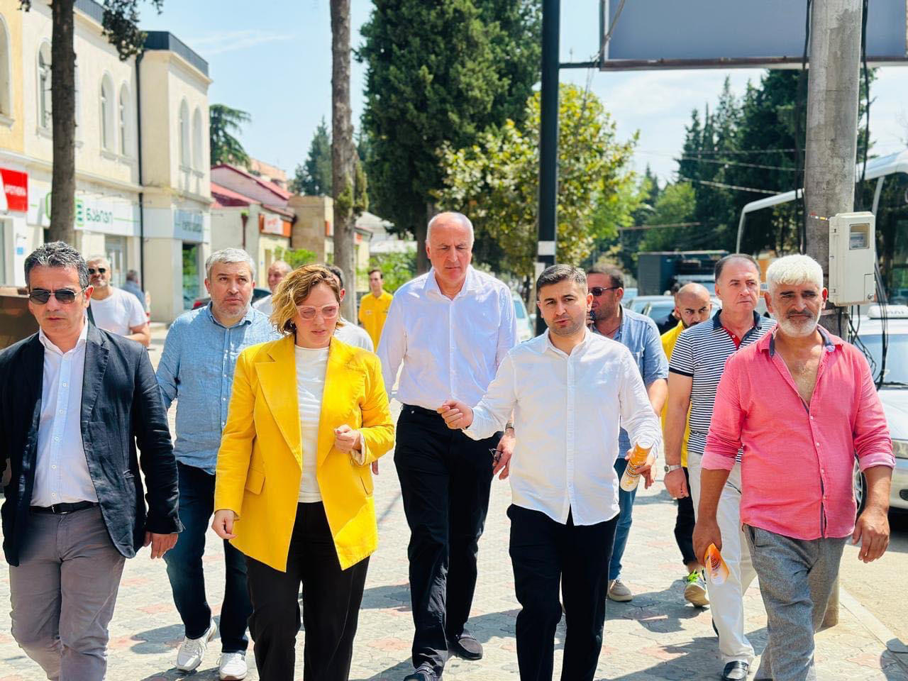 „ძლიერი საქართველოს“ ლიდერები მარნეულში მოსახლეობას შეხვდნენ