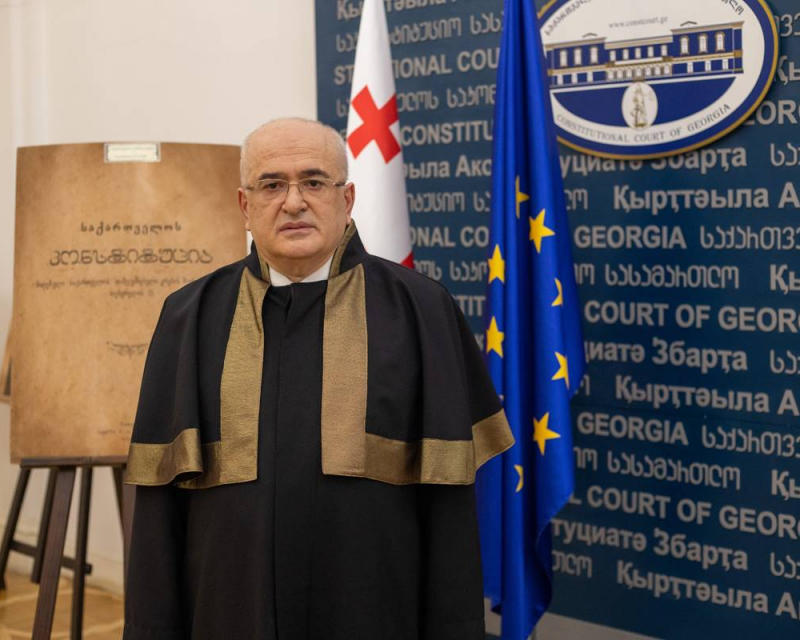 საკონსტიტუციო სასამართლოს თავმჯდომარე - მჯერა, საქართველოს განვითარება შეუქცევადად გაგრძელდება კონსტიტუციით გაცხადებული ღირებულებების შუქზე