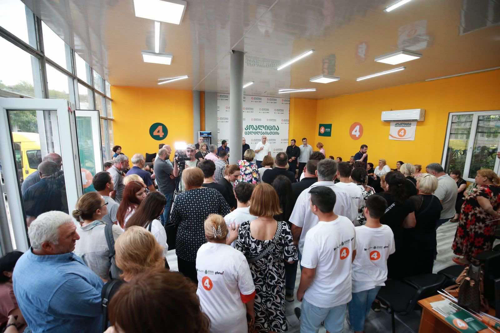 პოლიტიკურმა გაერთიანებამ „კოალიცია ცვლილებისთვის - გვარამია, მელია, “გირჩი“, „დროამ“ გურჯაანის ოფისი გახსნა