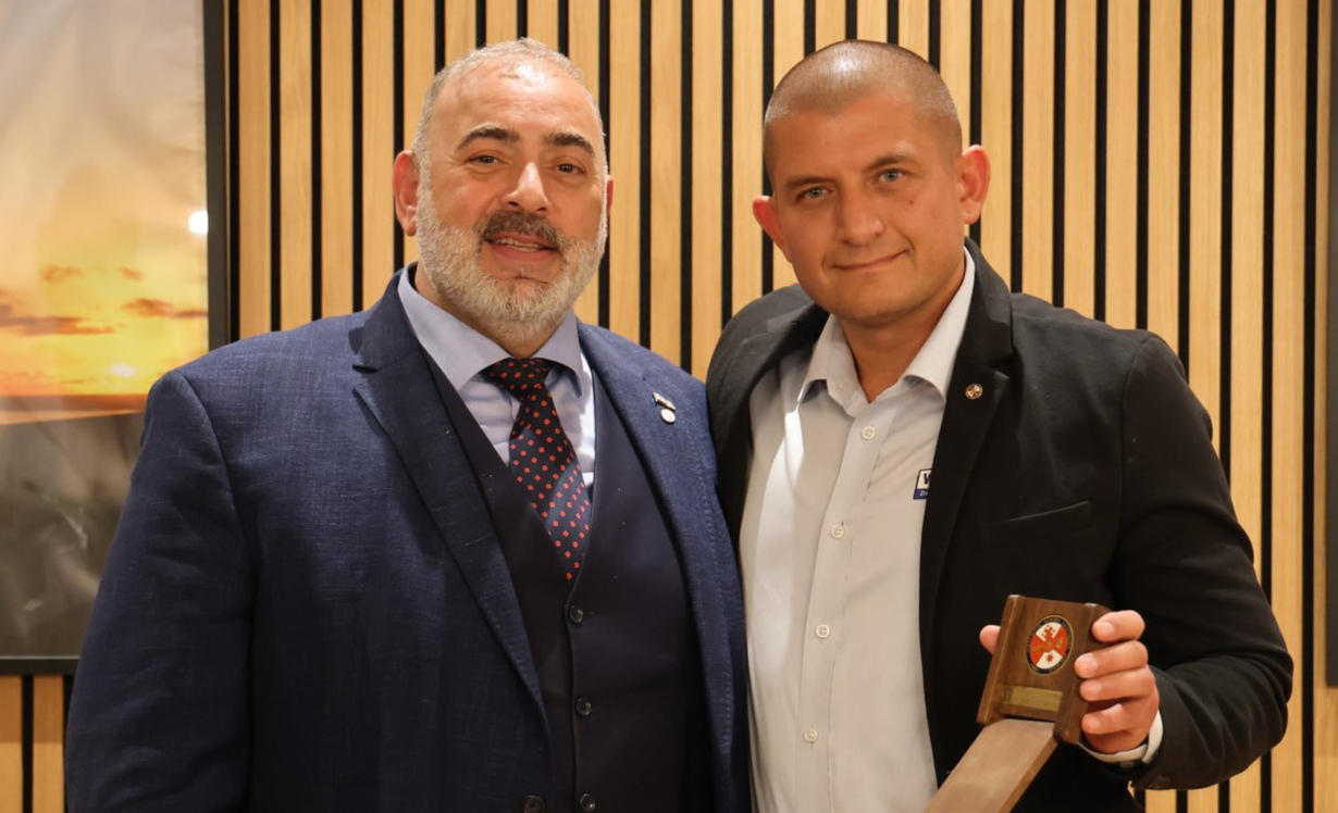 კობა კობალაძე, დანიაში ვიზიტის ფარგლებში, დაჭრილ მებრძოლთა ერთ-ერთი ყველაზე მასშტაბური არასამთავრობო ორგანიზაციის Veteranskytterne-ს დამფუძნებელს შეხვდა