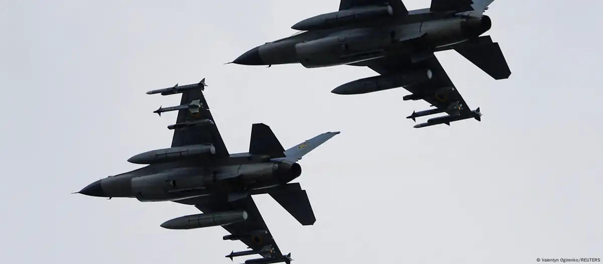 უკრაინის გენშტაბი ადასტურებს, რომ F-16 ტიპის თვითმფრინავმა კატასტროფა განიცადა