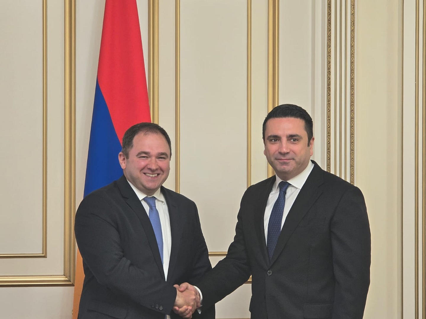 ნიკოლოზ სამხარაძე სომხეთის ეროვნული ასამბლეის პრეზიდენტს შეხვდა