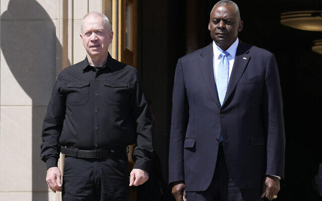 ლოიდ ოსტინი იოავ გალანტს - „ჰამასის“ ლიდერებმა პასუხი უნდა აგონ თავიანთი დანაშაულებისთვის