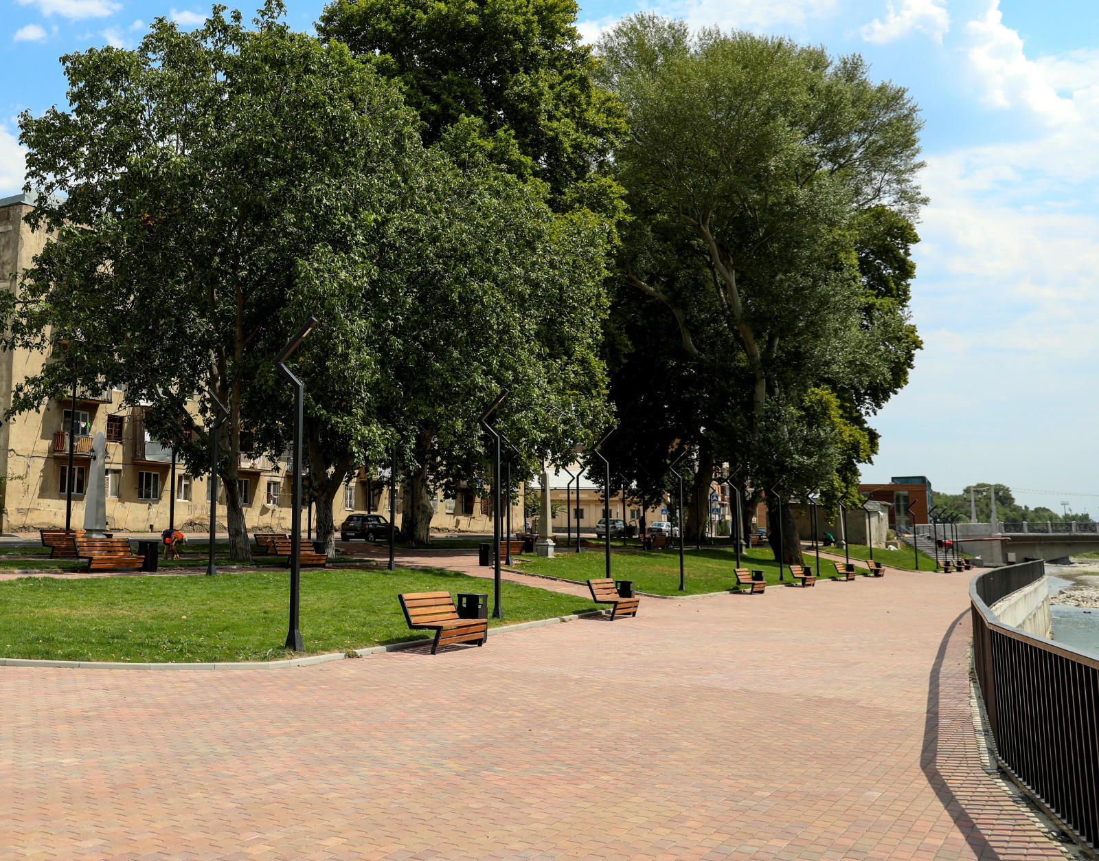 გორში, დავით გურამიშვილის ქუჩაზე ბულვარი გაიხსნა