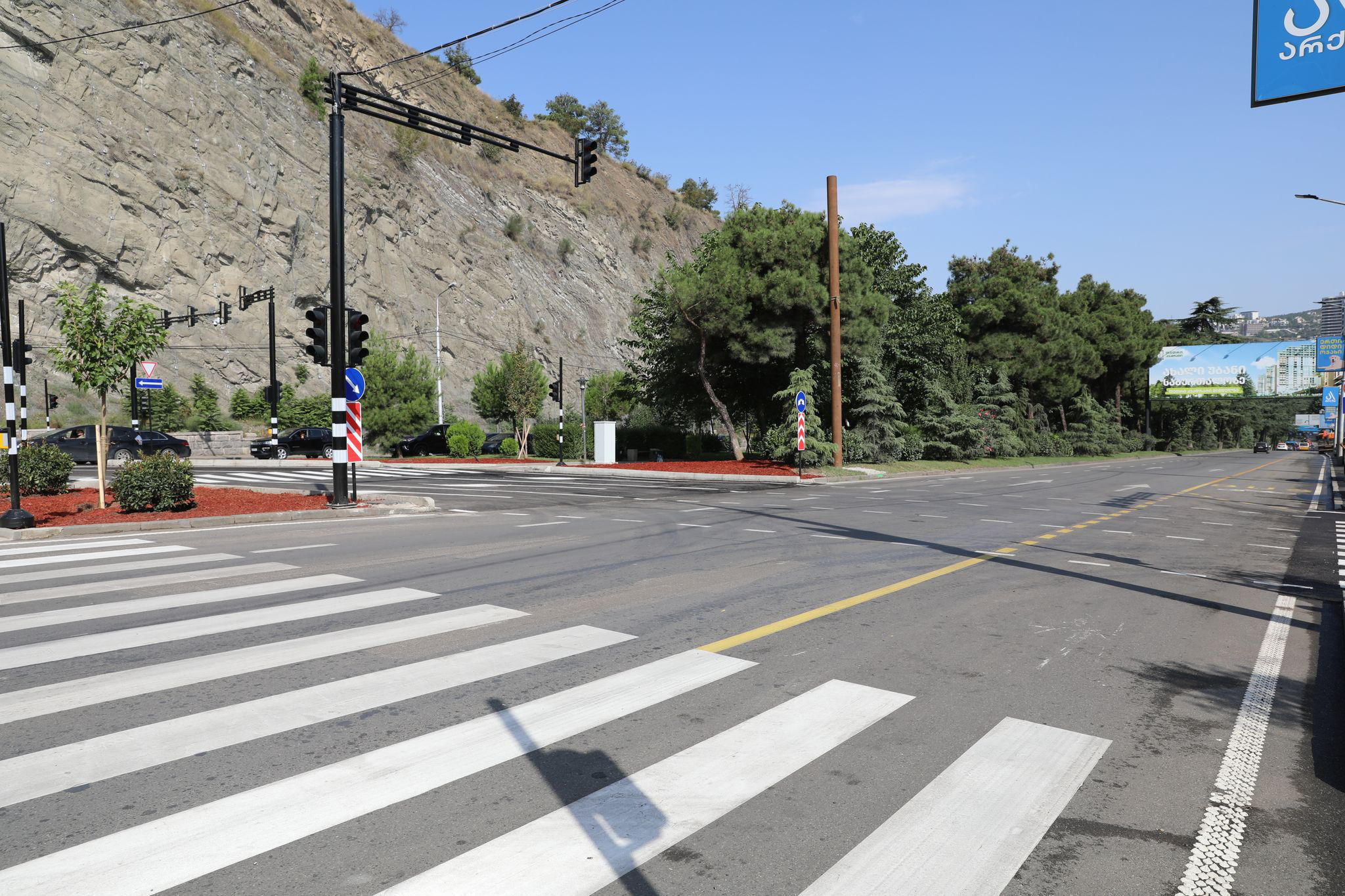 გიორგი ტყემალაძე - ახალი სატრანსპორტო კვანძი, ვაკე-საბურთალოს მიმართულებით, საავტომობილო მოძრაობას მნიშვნელოვნად განტვირთავს