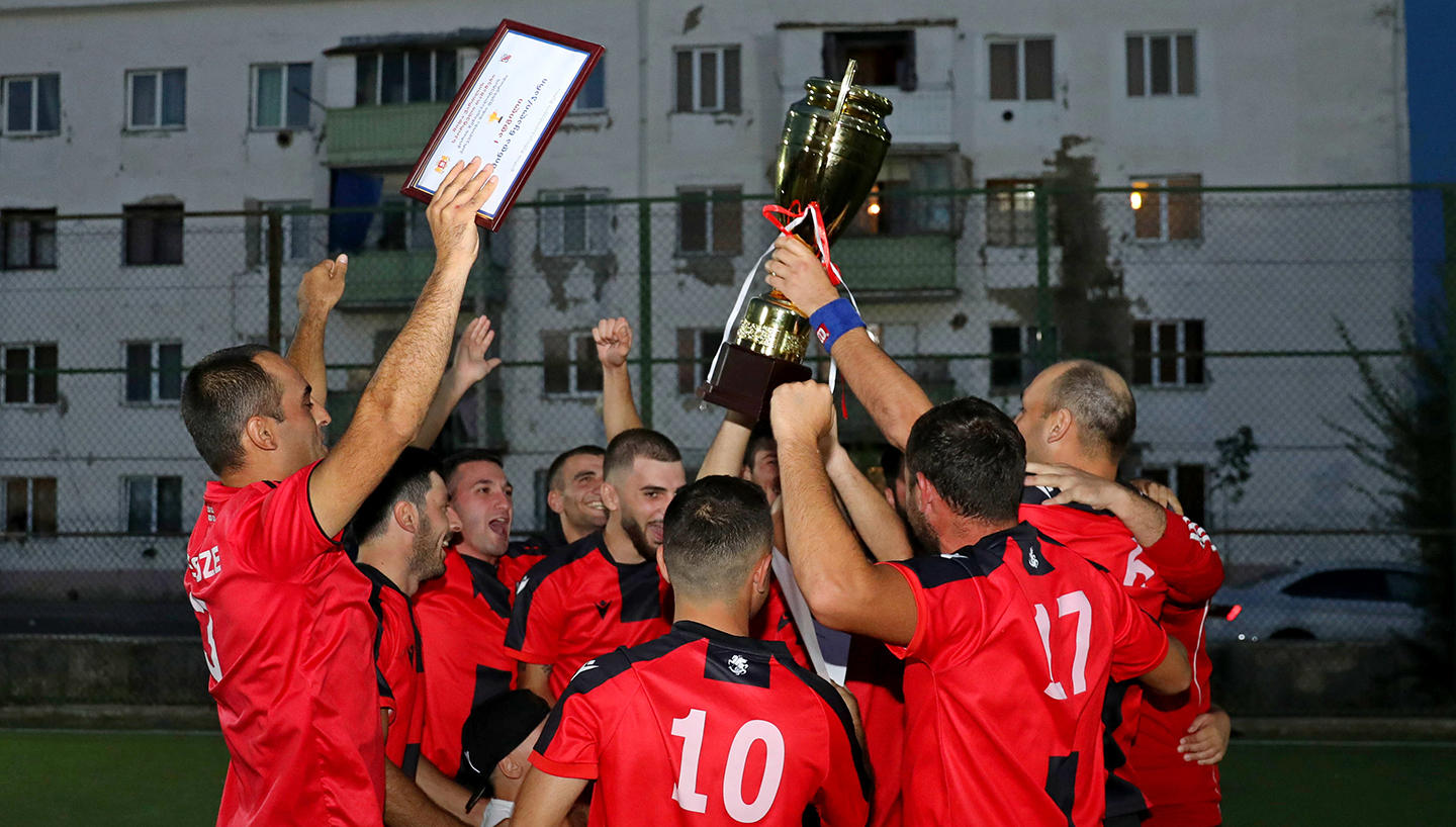 გორის მერია - გორის მუნიციპალიტეტში, მინი ფეხბურთში გამართული მუნიციპალური პირველობის გამარჯვებული წმინდაწყლის (ჯარი) გუნდი გახდა