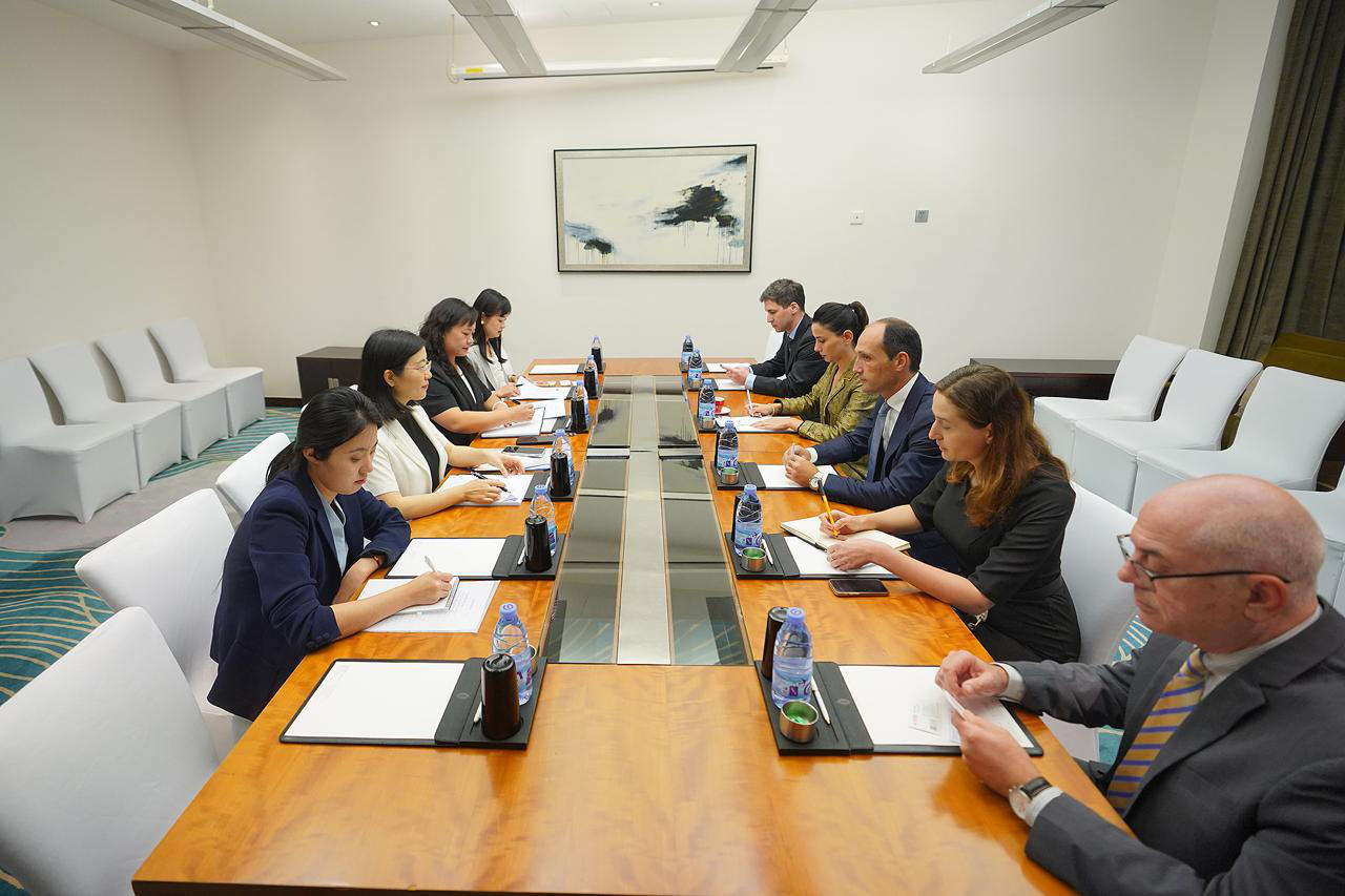 ლევან დავითაშვილი ჩინური ავიაკომპანიების - Hainan Airlines-ის, Capital Airlines-ის და Sichuan Airlines-ის ხელმძღვანელებს შეხვდა