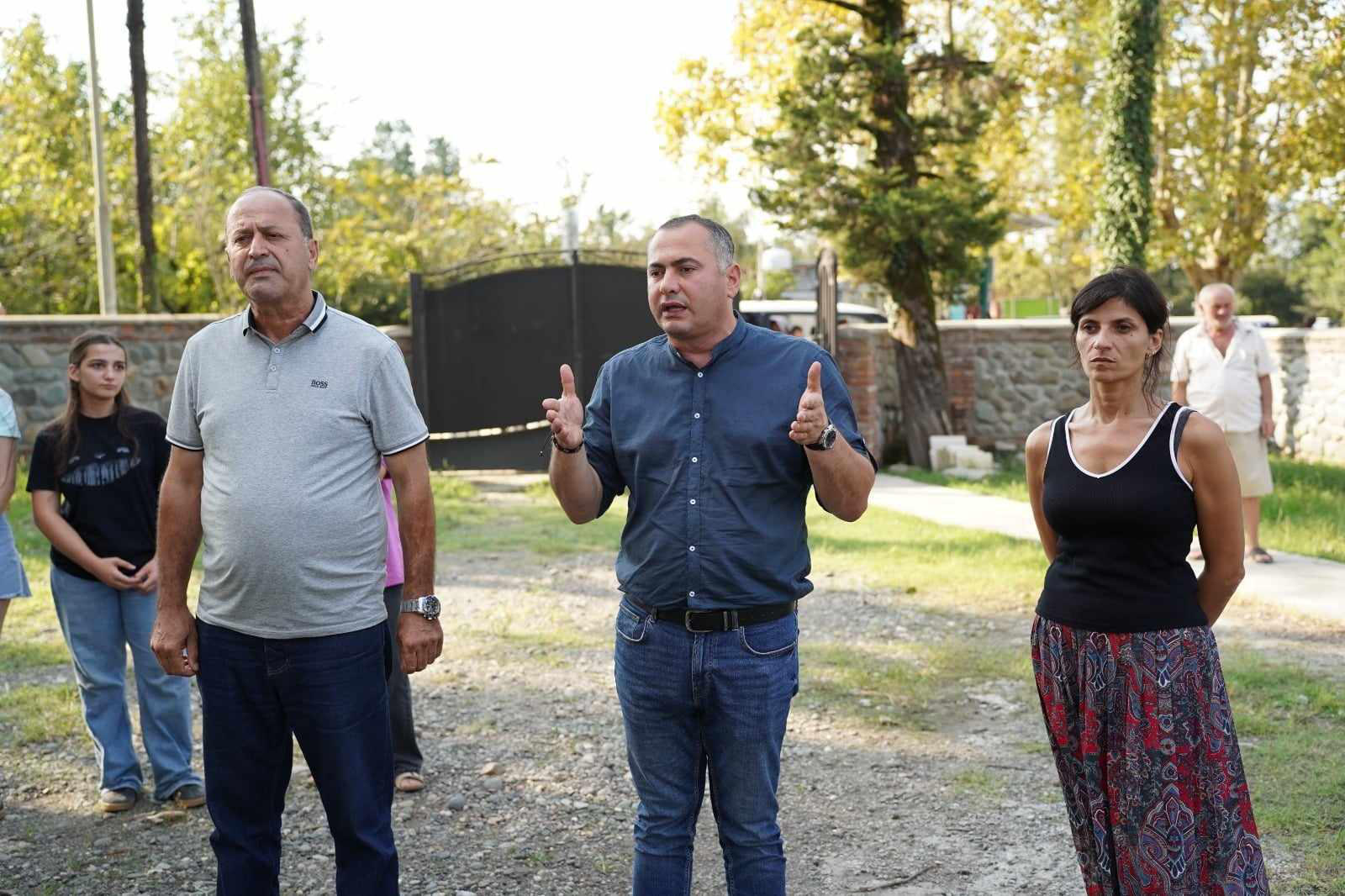 წინასაარჩევნო კამპანიის ფარგლებში, ლანჩხუთის მუნიციპალიტეტის სოფლებში მოსახლეობასთან შეხვედრები გრძელდება