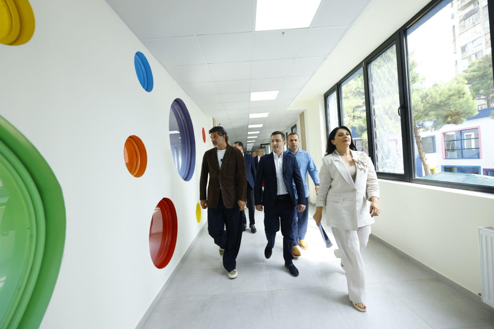 თბილისის მერი N19 საბავშვო ბაგა-ბაღის ახალი შენობის გახსნის ღონისძიებას დაესწრო