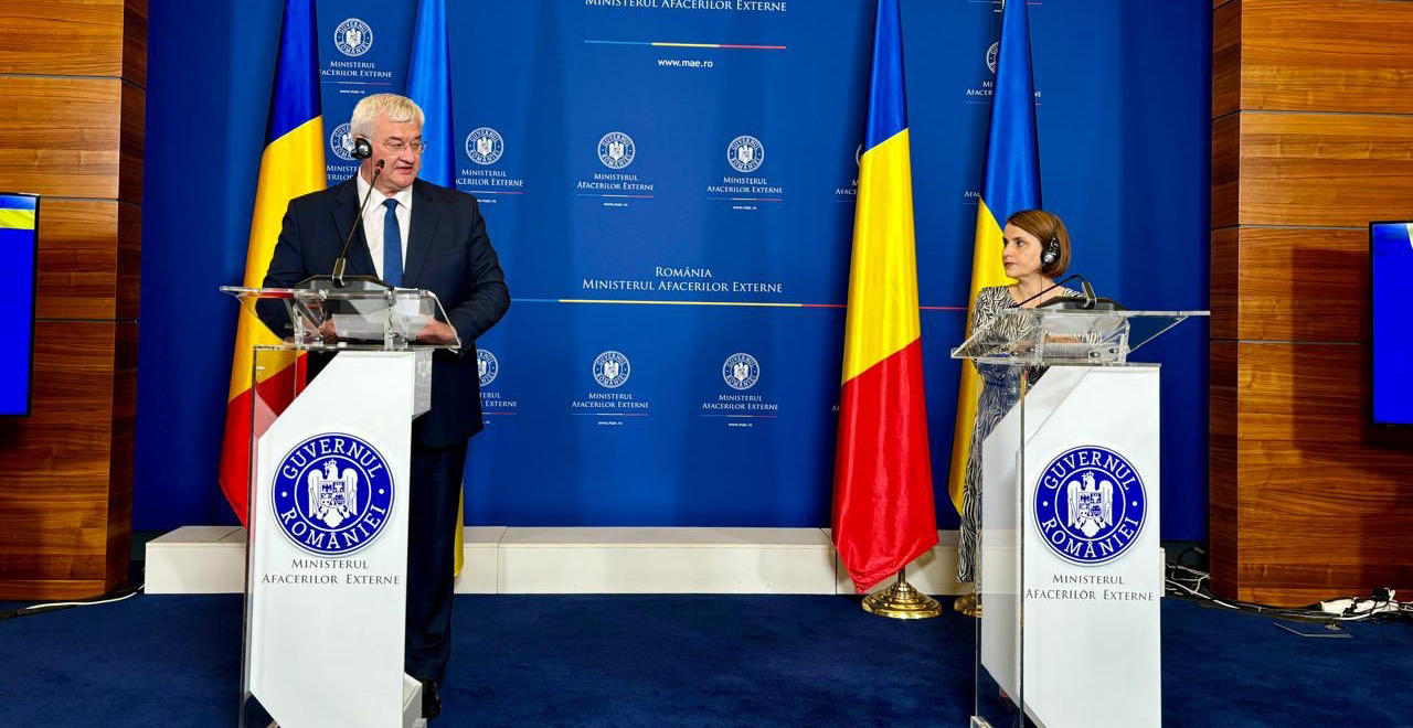 უკრაინის საგარეო საქმეთა მინისტრი რუმინეთში ჩავიდა