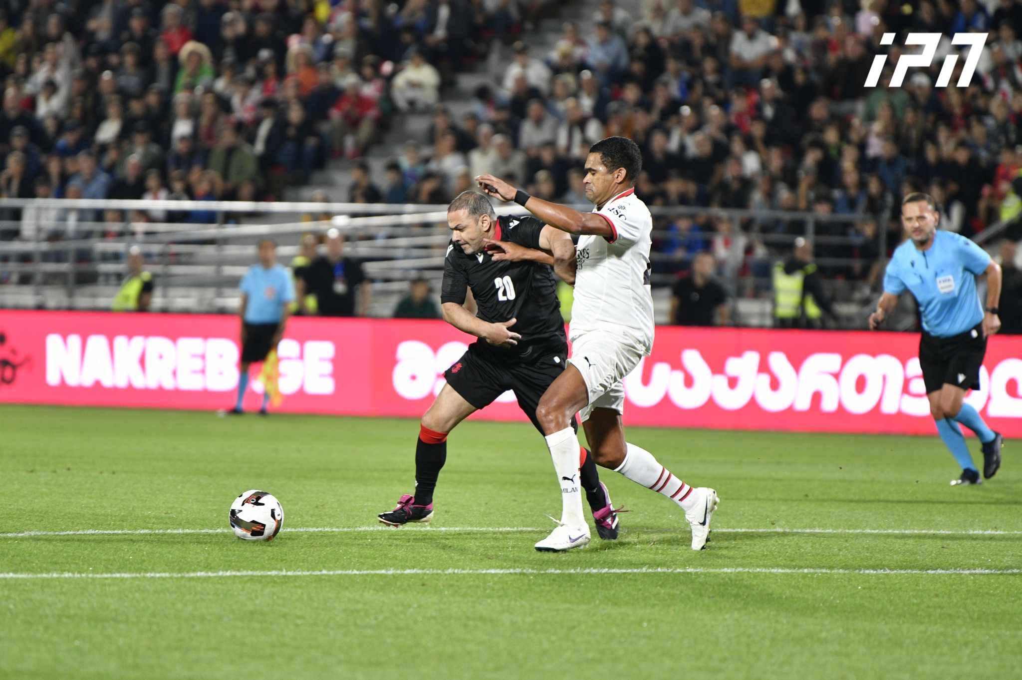 ლეგენდების ამხანაგურ მატჩში საქართველოს ნაკრები „მილანს“ 1:0 ანგარიშით ამარცხებს