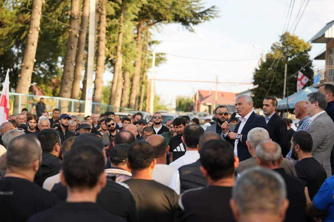 პარტია „ქართული ოცნება - დემოკრატიული საქართველოს“ წინასაარჩევნო კამპანიის ფარგლებში შეხვედრები  თელავის მუნიციპალიტეტში გრძელდება