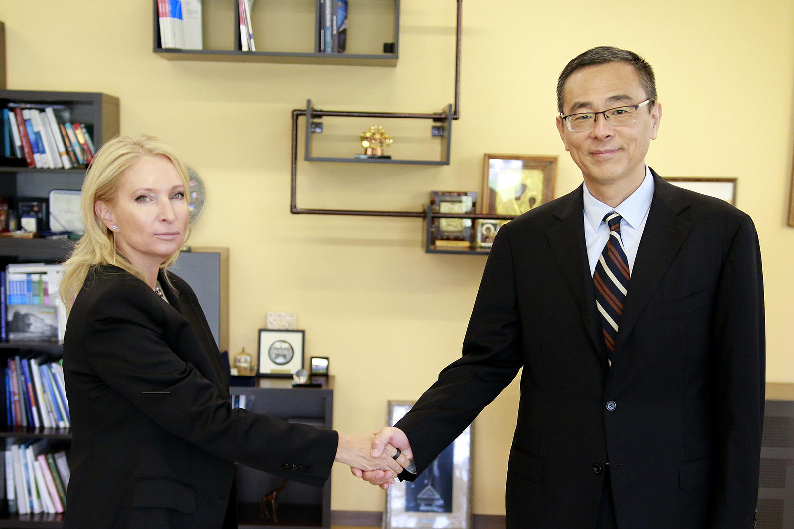 ნათია თურნავა ჩინეთის ელჩს ჭოუ ციენს შეხვდა