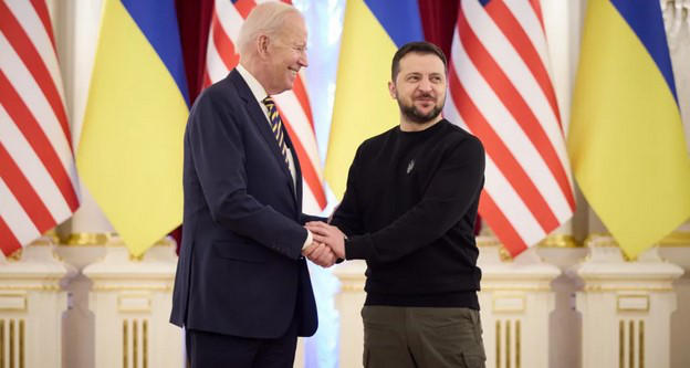 ვოლოდიმირ ზელენსკი ჯო ბაიდენს შეხვდა