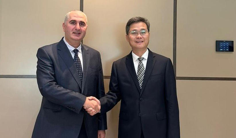 საქართველოს ფინანსთა მინისტრი ჩინეთის სახალხო რესპუბლიკის ფინანსთა მინისტრს შეხვდა