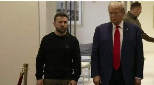 ვოლოდიმირ ზელენსკი დონალდ ტრამპს შეხვდა