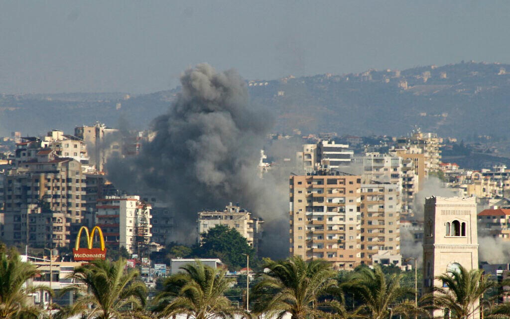 ისრაელმა ბეირუთზე საჰაერო იერიში მიიტანა