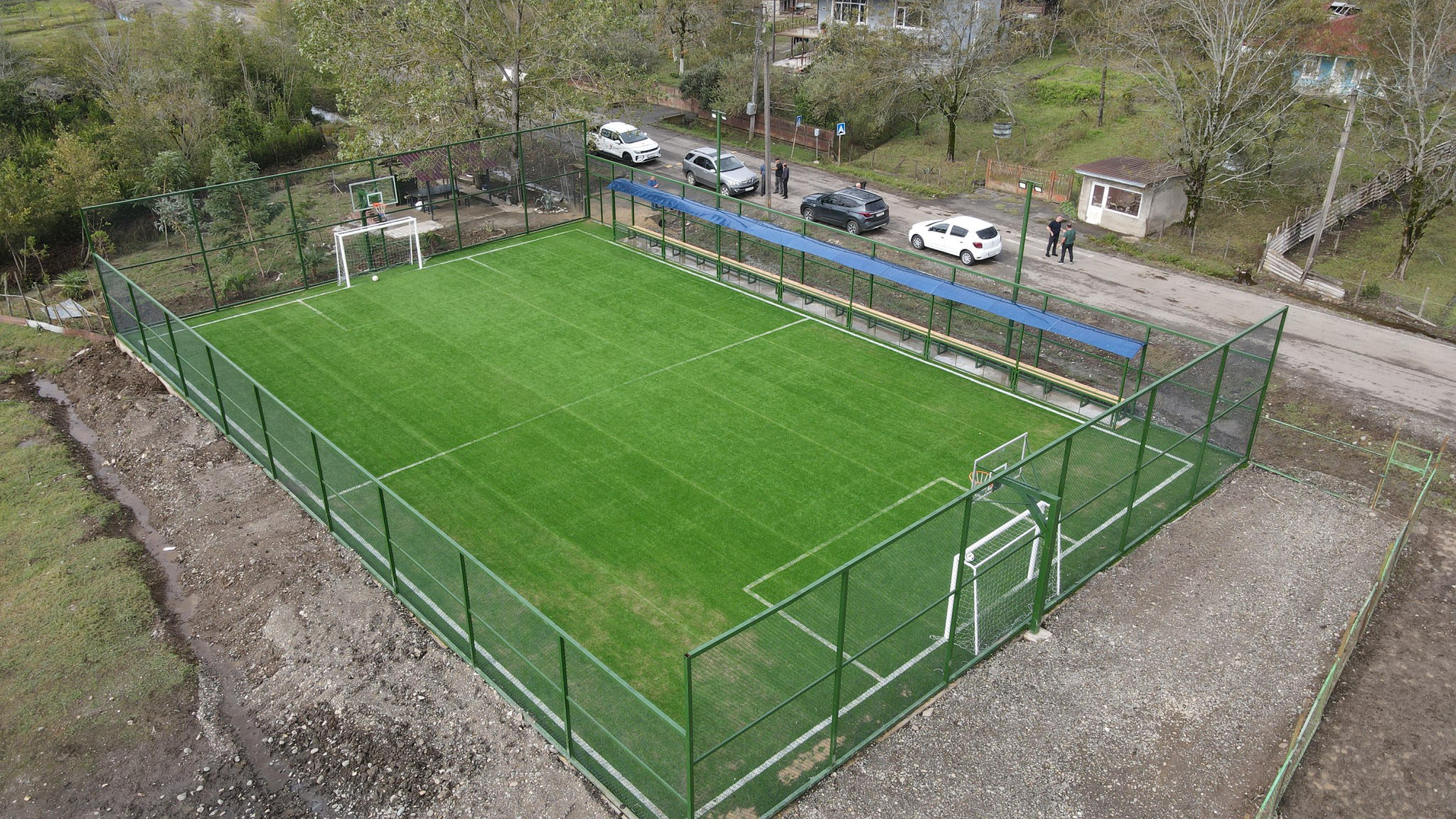 ხობის მუნიციპალიტეტის ახალსოფლის ადმინისტრაციულ ერთეულში მინი სტადიონის რეაბილიტაცია დასრულდა