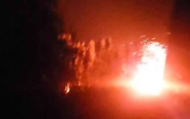 რუსეთის ვორონეჟის ოლქში დრონით თავდასხმის გამო ნავთობის საცავი იწვის