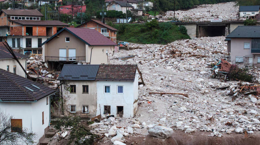 ბოსნია და ჰერცეგოვინაში წყალდიდობის შედეგად 21 ადამიანი დაიღუპა