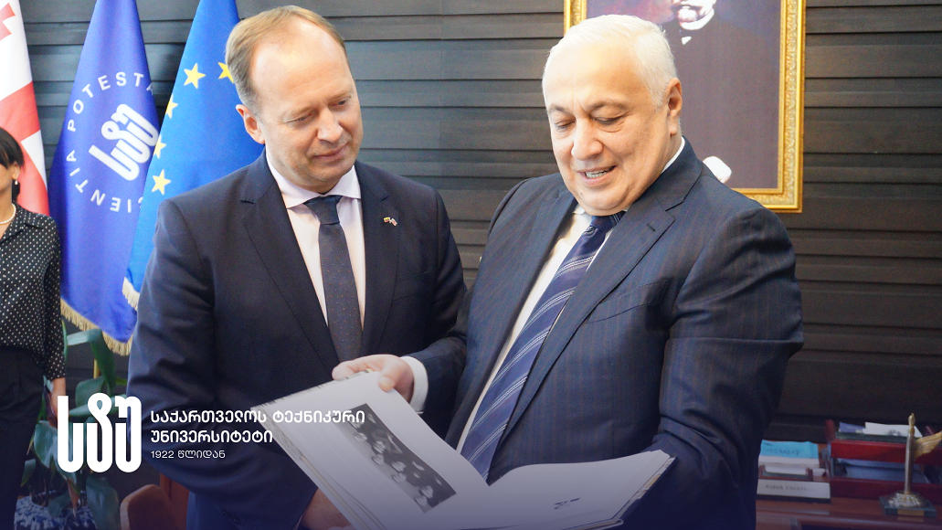 საქართველოს ტექნიკური უნივერსიტეტის რექტორი, აკადემიკოსი დავით გურგენიძე  ლიეტუვის რესპუბლიკის ახალ ელჩს, დარიუს ვიტკაუსკასს შეხვდა