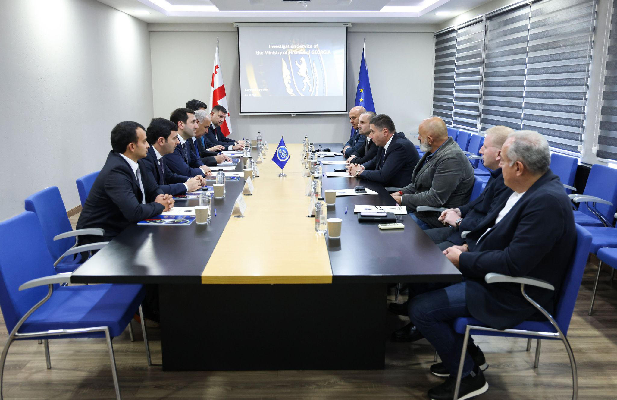 საგამოძიებო სამსახურში აზერბაიჯანის რესპუბლიკის სახელმწიფო საბაჟო კომიტეტის წარმომადგენლებთან შეხვედრა გაიმართა