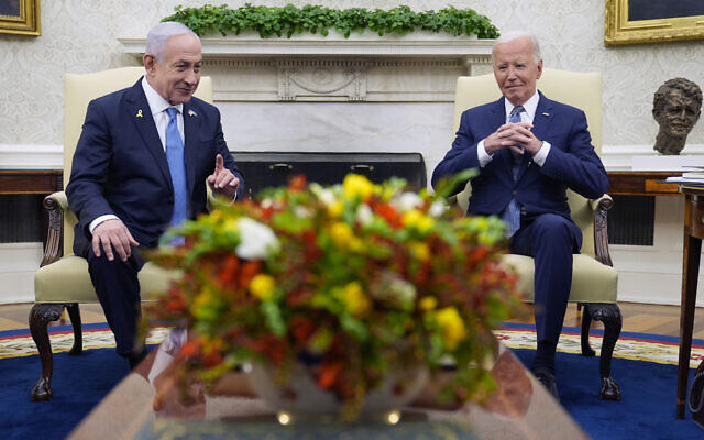 ჯო ბაიდენმა ბენიამინ ნეთანიაჰუსთან საუბარში ისრაელის უსაფრთხოების მიმართ მტკიცე ვალდებულება დაადასტურა
